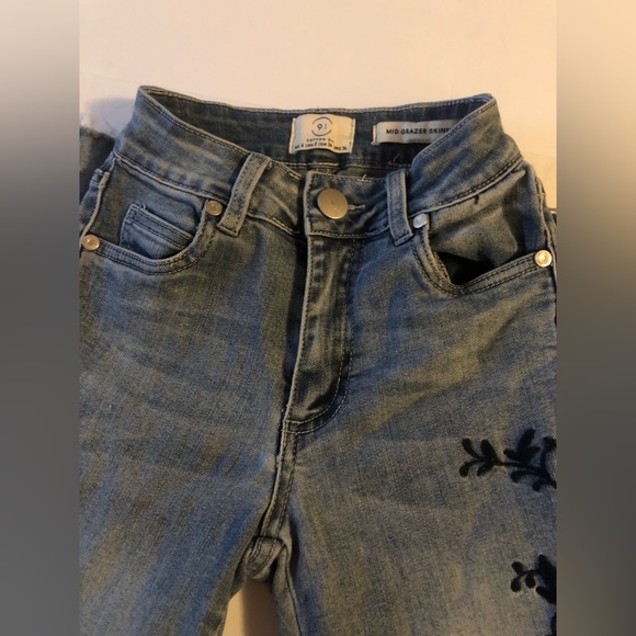 Blue Denim floral stitch (used) good condition - Picture 6 of 7